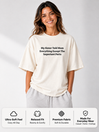Funny Sister Boxy Tee | Told Mom Everything Except This