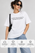 Energy Saving Mode Oversized Boxy Tee | Funny Lazy Quote
