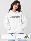 Horizontal Living Era Cozy Statement Hoodie