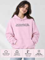 Horizontal Living Era Cozy Statement Hoodie