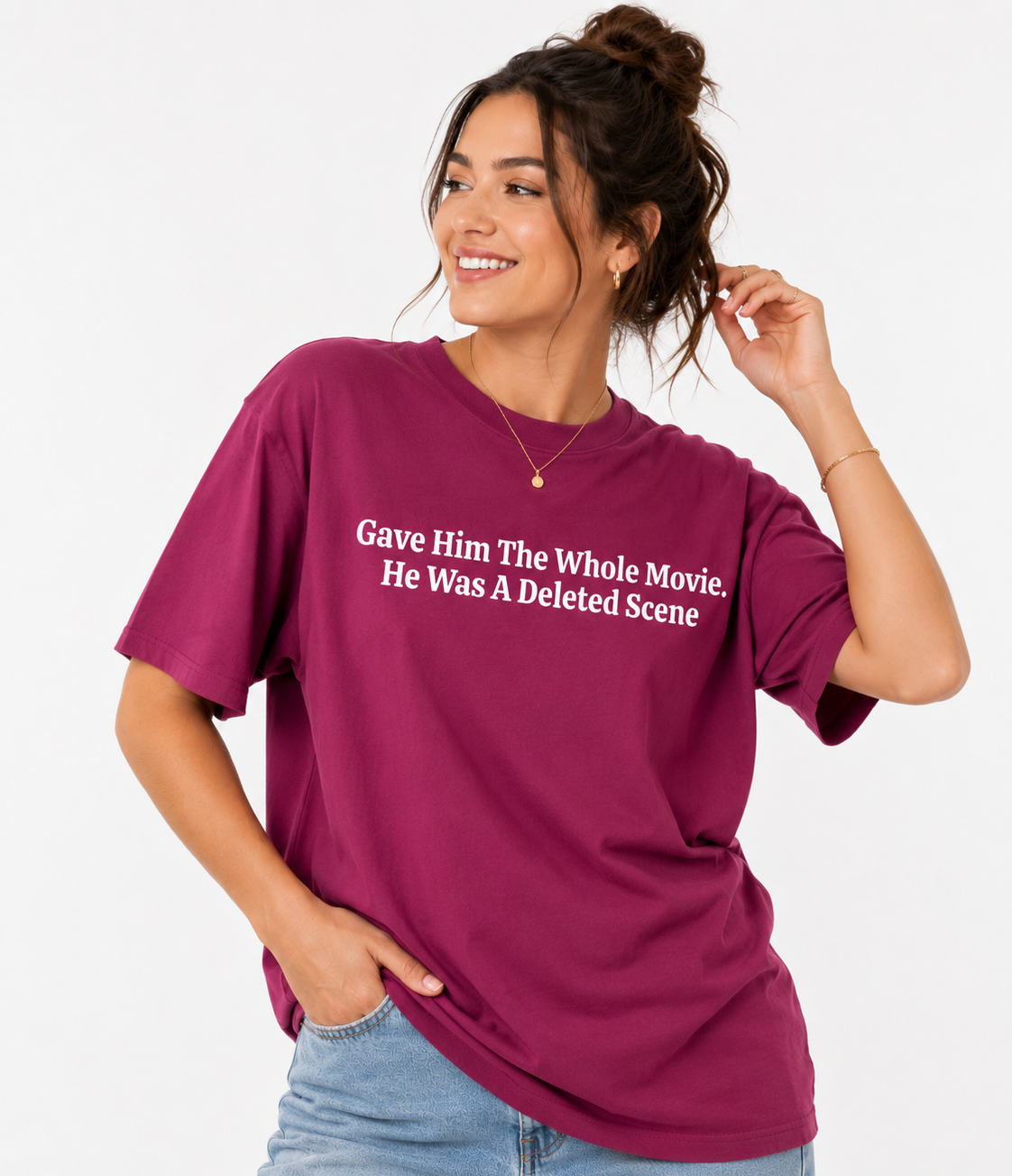 Minimalist Quote Tee | Gave Him The Whole Movie
