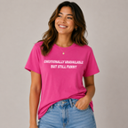 Emotionally Unavailable But Still Funny Unisex Tee